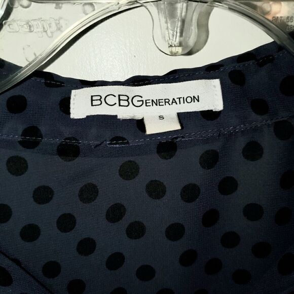 BCBGeneration Purple Polka-dot blouse - Picture 2 of 5